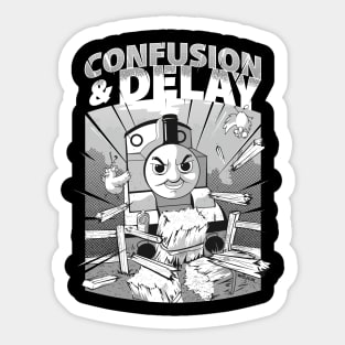 Confusion and delay Sticker